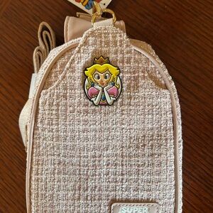 Super Mario Princess Peach Tweed sling bag